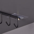 2 Stücke Becher Tassen Lagerung Haken Unter Regal Tassenhalter Küchenutensilien Krawatten Gürtel und Schal Hängen Rack Halter Unterschrank Schrank